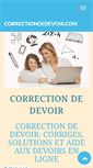 Mobile Screenshot of correctiondedevoir.com